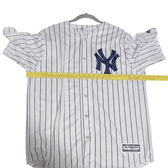 Majestic GARY SANCHEZ 24 New York Yankees Baseball Jersey Mens Size Large NEW - Picture 10 of 14